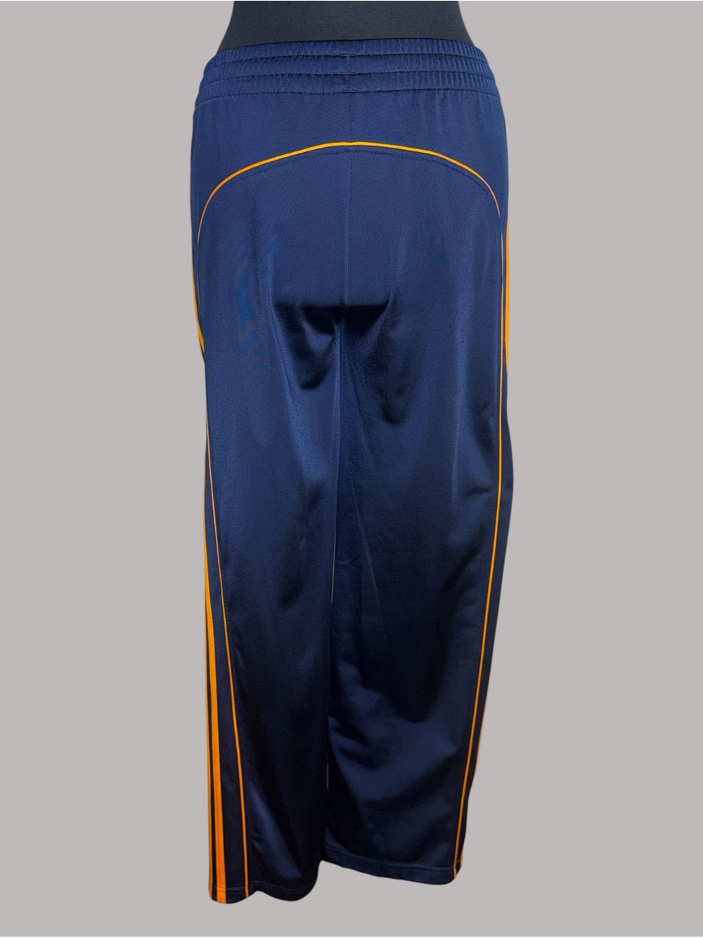 adidas Navy Sweatpants with Orange Side Stripes - Picture 7 of 16